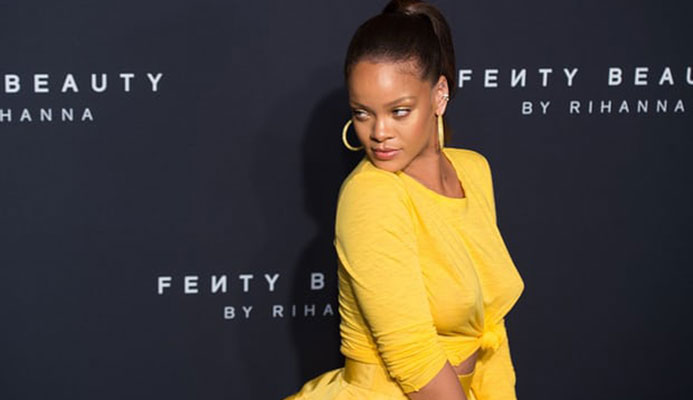  Rihanna at the launch party for her beauty brand, Fenty Beauty, in New York. Photograph: Bryan R Smith/AFP/Getty Images
