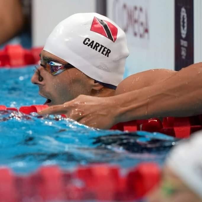 For the second year in a row, Trinidad and Tobago's Dylan Carter wins the Swammy Award for Central American & Caribbean Male Swimmer of the Year.