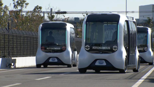 The self-driving e-Palette will ferry athletes around the Olympic Village. PHOTO COURTESY OF TOYOTA